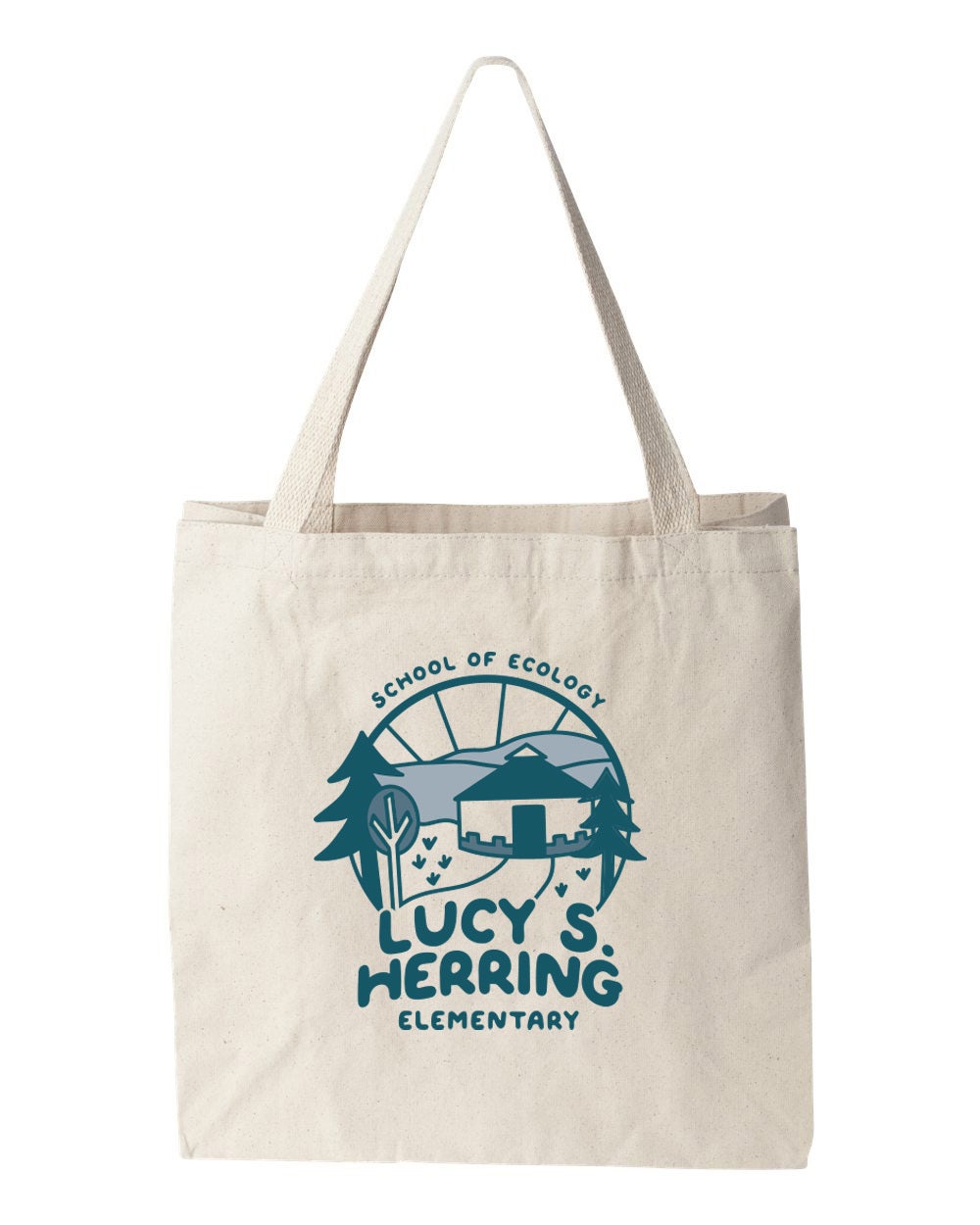 PREORDER Canvas Tote Bag Lucy S Herring Elementary Parent Team